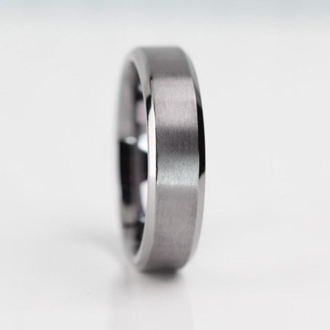 Tantalum, Bevelled Edge, Wedding Ring Band - The Guardian